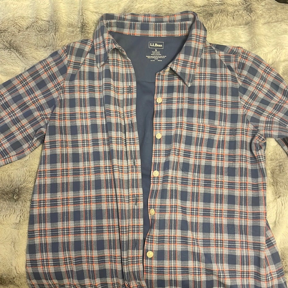 LLBean lined flannel
